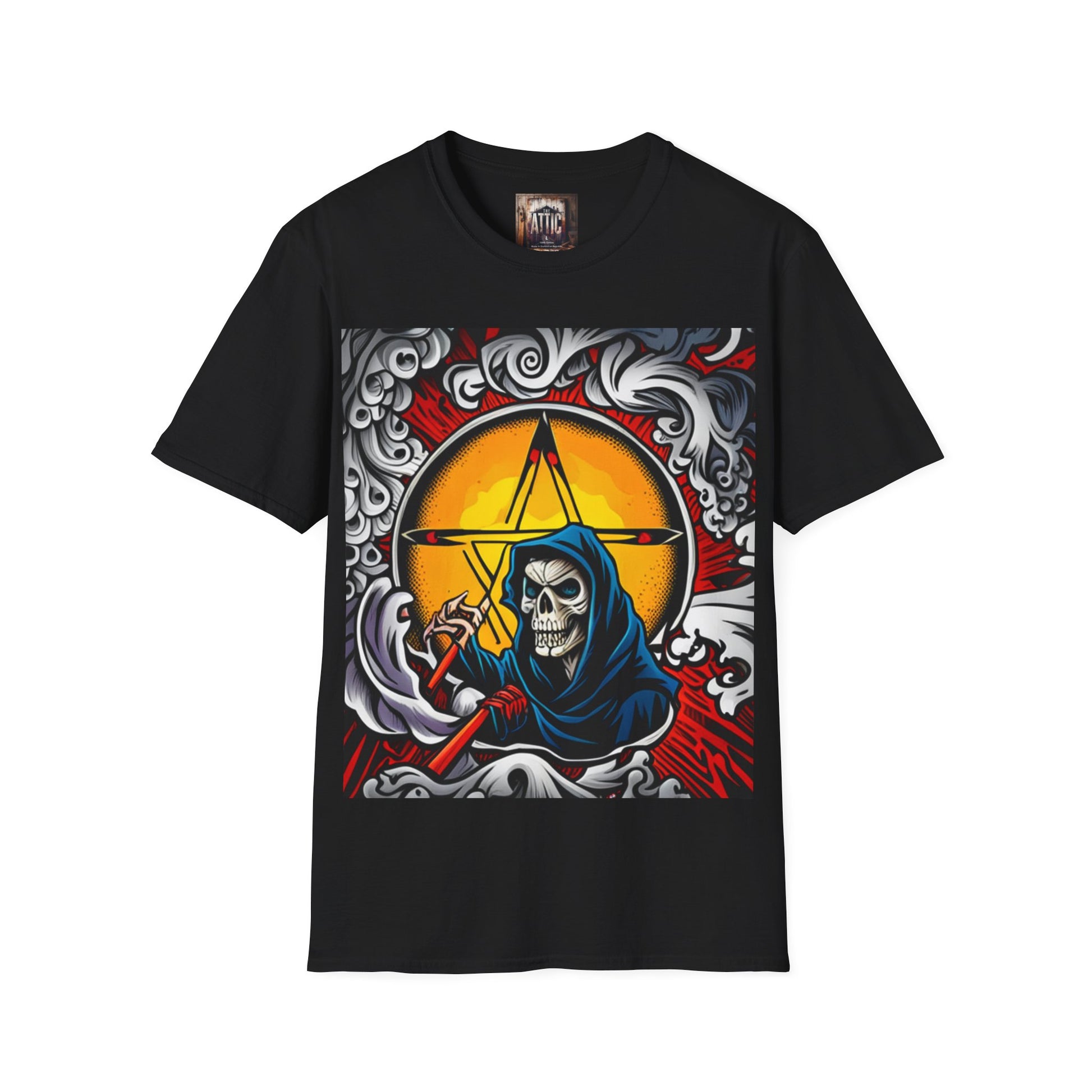 Vibrant Reaper Shirt | Colorful Death Design | FREE SHIP