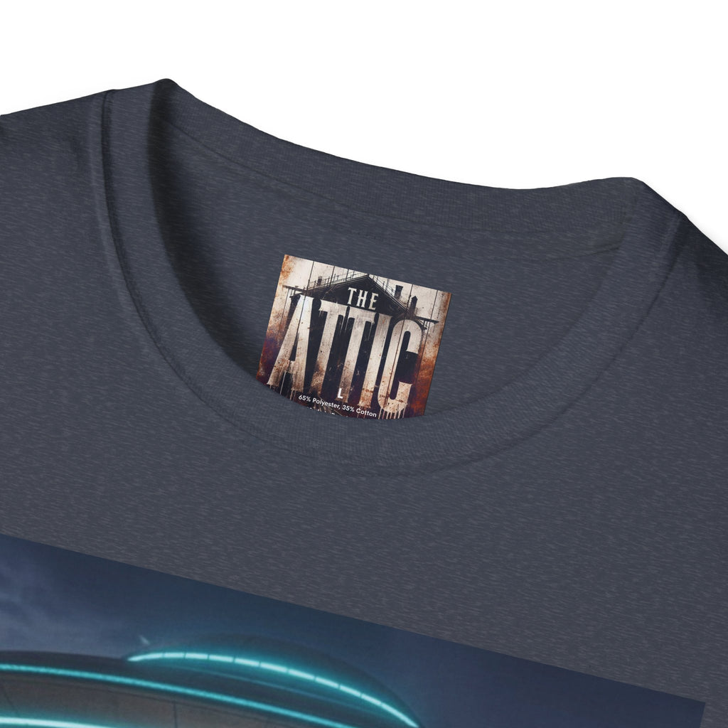 Alien Encounter Unisex Softstyle T-Shirt, Fun Graphic Tee for Sci-Fi Lovers, Unique Gift for UFO Enthusiasts, Trendy Casual Wear, [...]