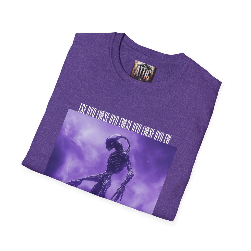 Eerie Skeleton Graphic Tee, Unisex Softstyle T-Shirt, Alternative Fashion,