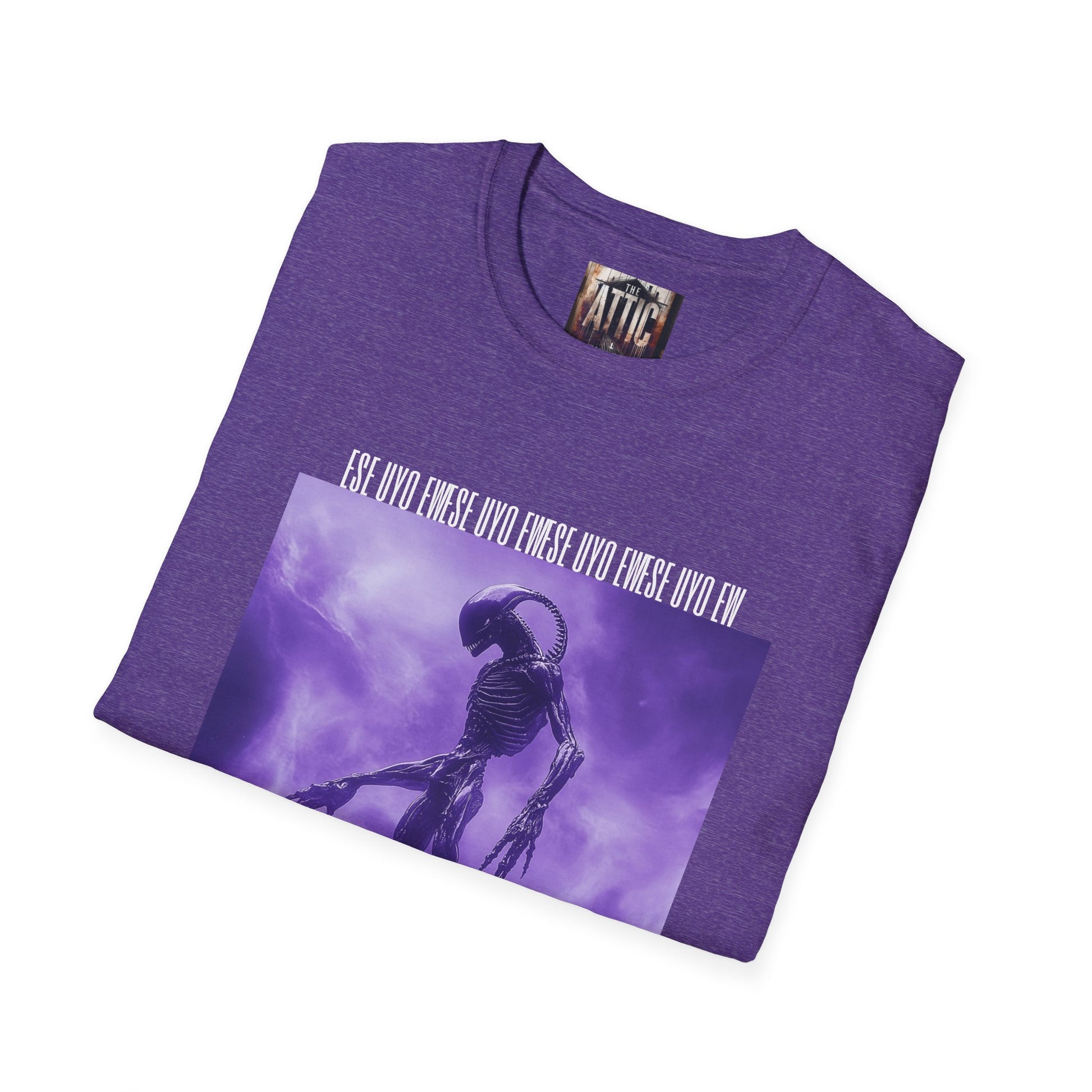 Eerie Skeleton Graphic Tee, Unisex Softstyle T-Shirt, Alternative Fashion,