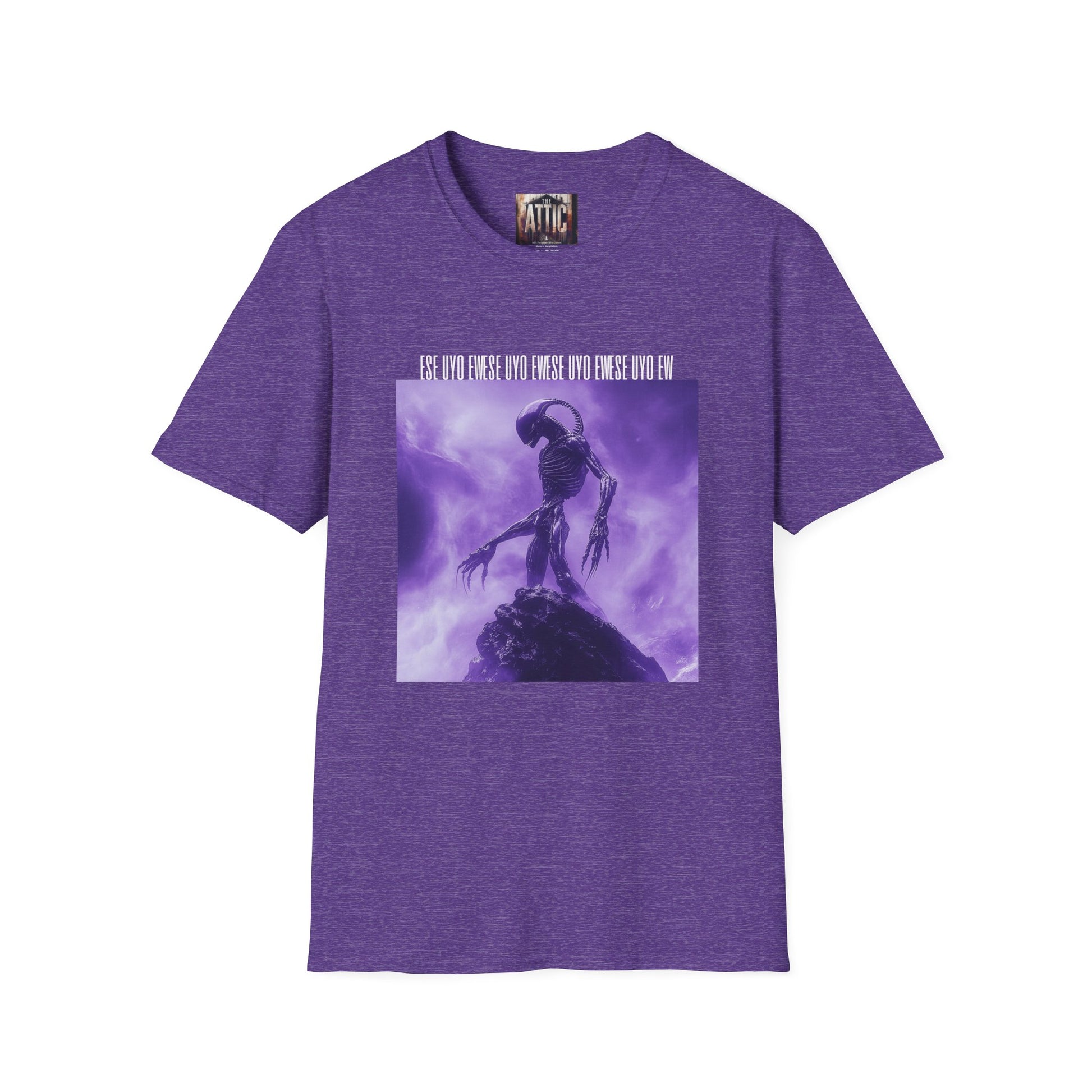 Eerie Skeleton Graphic Tee, Unisex Softstyle T-Shirt, Alternative Fashion,