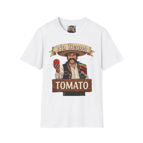 No Beuno Tomato T-Shirt — Funny McHenry Cruiser Tee