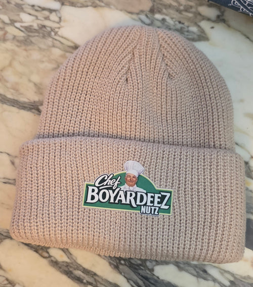 Chef Boyardeez Nuts Satirical Beanie Hat - Hilarious and Warm