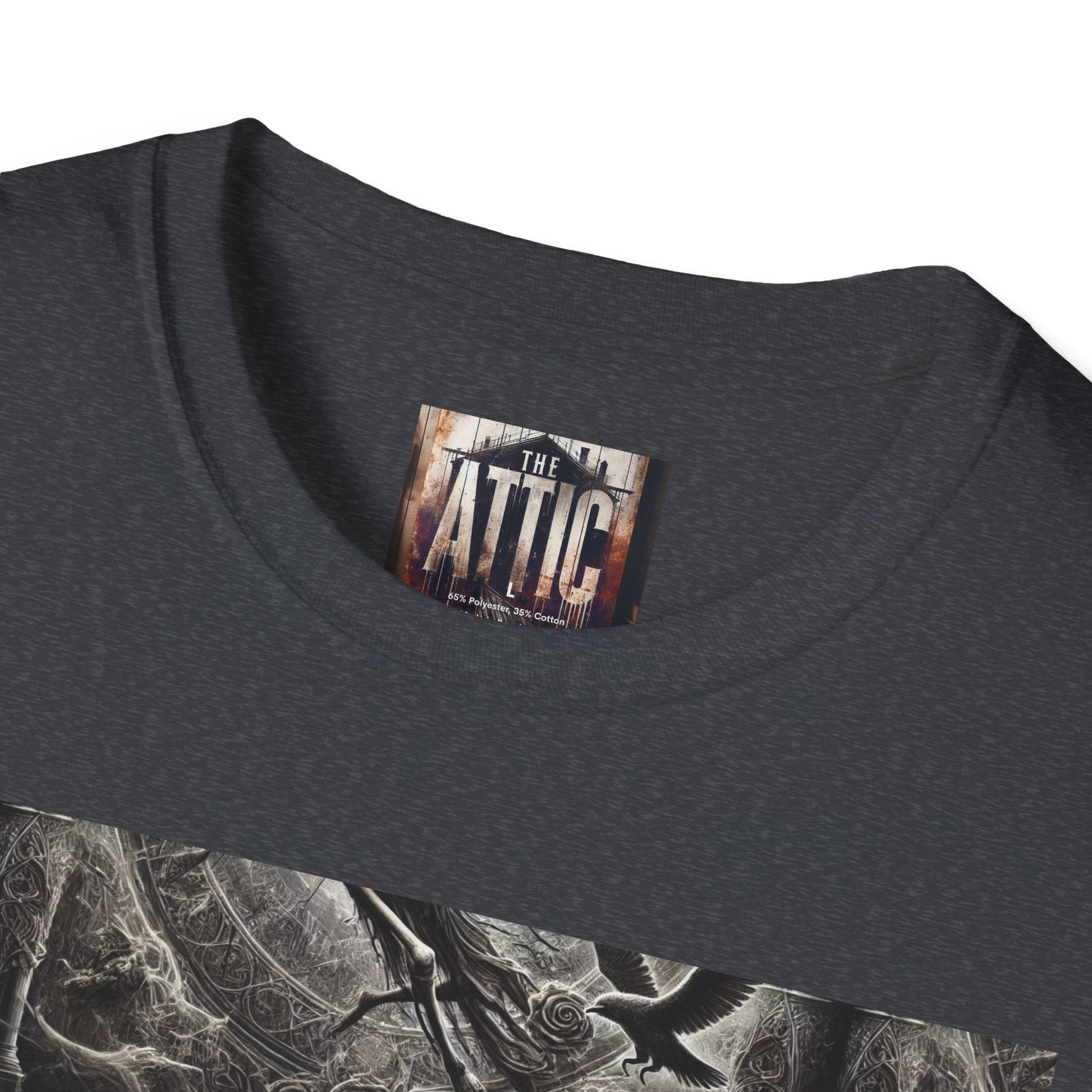 Mystical Angel Graphic T-Shirt, Unisex Softstyle Tee, Spiritual Fashion, Unique